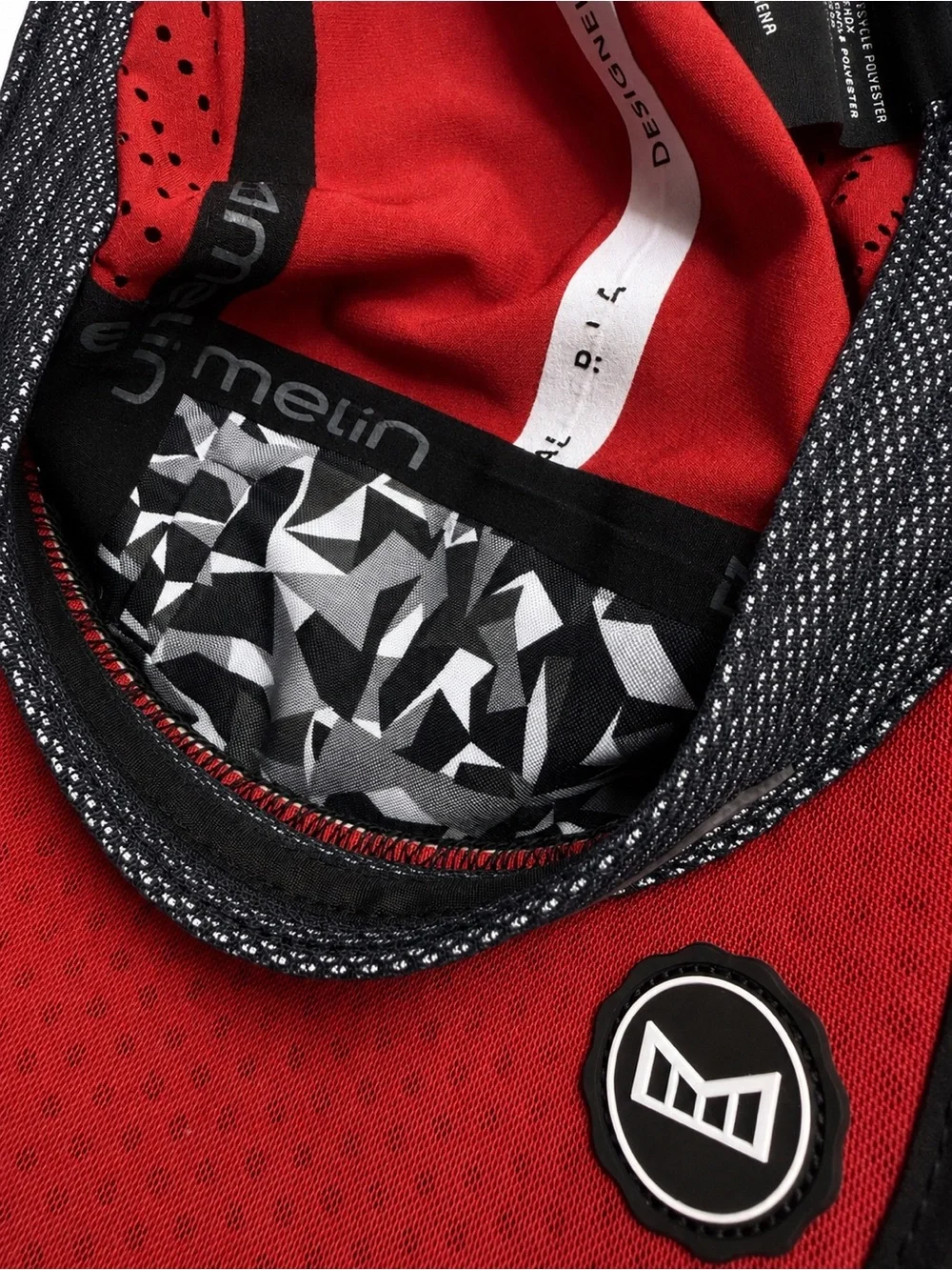 Melin Pace Hydro Performance Running Hat Dark Red/Black LIKE NEW